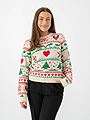 Vero Moda New Christmas Stuff Long Sleeve O-Neck XMAS Birch