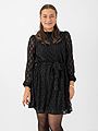 Vero Moda Aware Nolita Long Sleeve High Neck Short Dress Black
