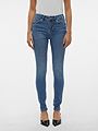 Vero Moda Flash Mid Rise Skinny Jeans Medium blue denim