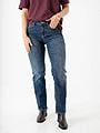 Vero Moda Flash MR Straight Jeans Dark Blue Denim