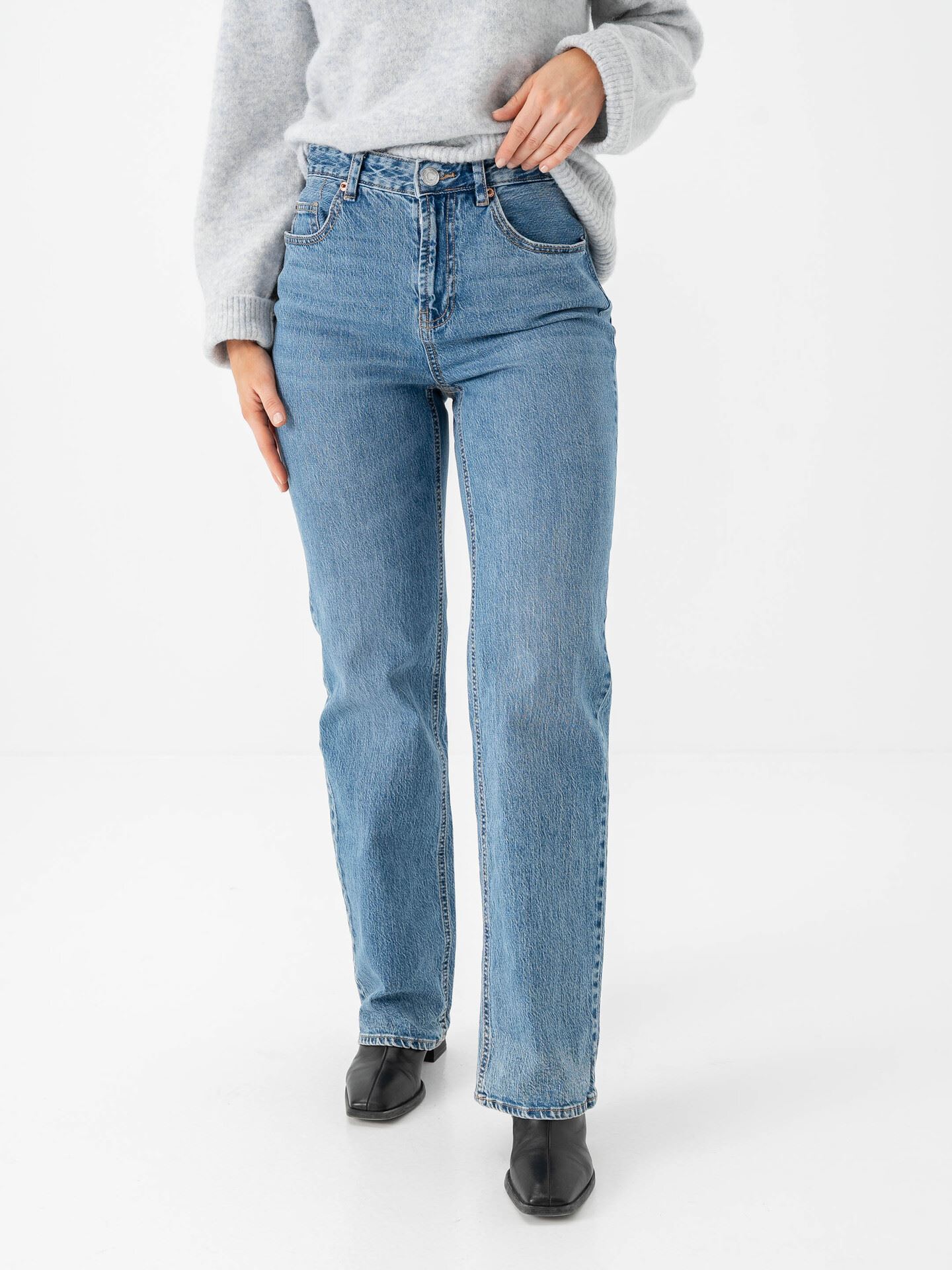 Vero Moda Tessa Straight Jeans Medium Blue Denim