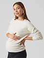Vero Moda Maternity Doffy Long Sleeve O-Neck Blouse Birch