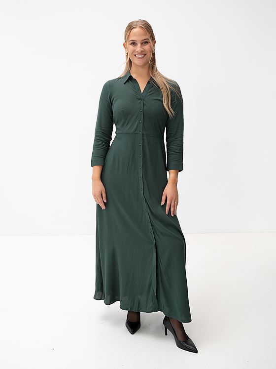 Y.A.S Savanna Long Shirt Dress Sycamore
