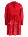 Y.A.S Holi Long Sleeve Dress Jester Red