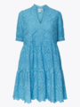 Y.A.S Holi Short Sleeve Dress Ethereal Blue