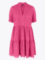 Y.A.S Holi Short Sleeve Dress Fandango Pink