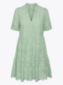Y.A.S Holi Short Sleeve Dress Quiet Green