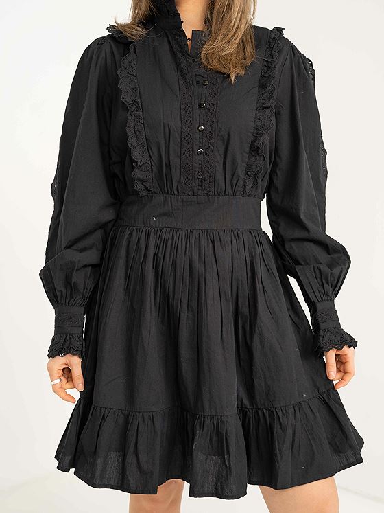 Y.A.S Siv Long Sleeve Dress Black