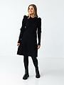 Y.A.S Elina Long Sleeve Knit Dress Black