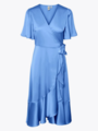 Y.A.S Thea 2/4 Midi Wrap Dress Ashleigh Blue