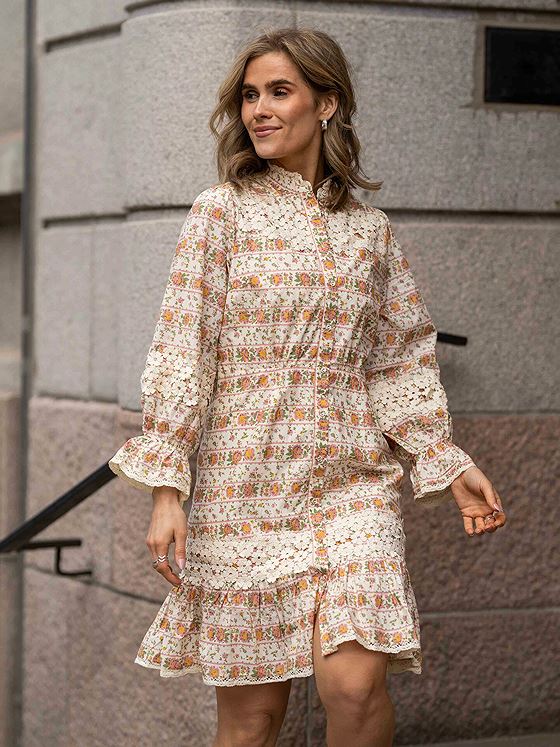 Y.A.S Noru 3/4 Shirt Dress Birch