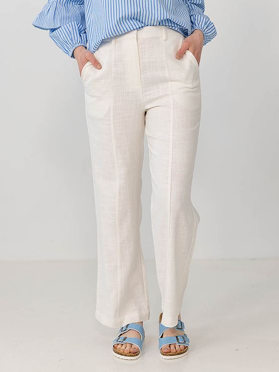 Y.A.S Isma High Waist Pants Star White