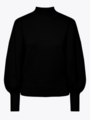 Y.A.S Fonny Long Sleeve Knit Pullover Black