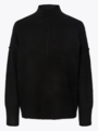 Y.A.S Balis Long Sleeve High Neck Knit Black