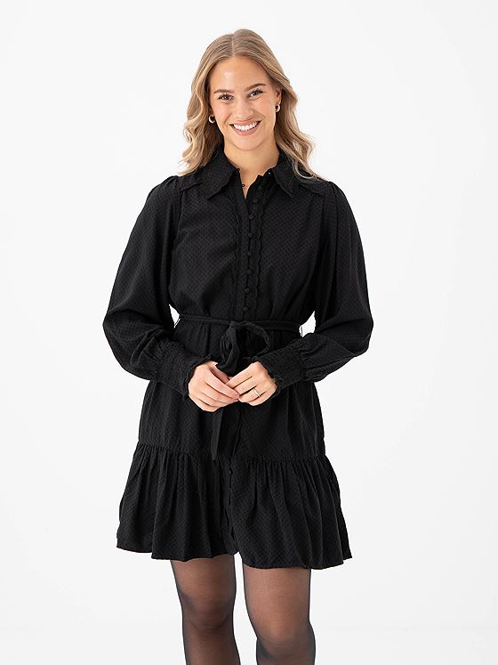 Y.A.S Tilera Shirt Dress Black
