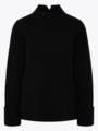 Y.A.S Emilie Highneck Pullover Black