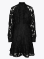 Y.A.S Stilla Long Sleeve Lace dress Black