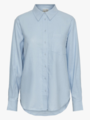 Y.A.S Flaxy Long Sleeve Linen Shirt Clear Sky