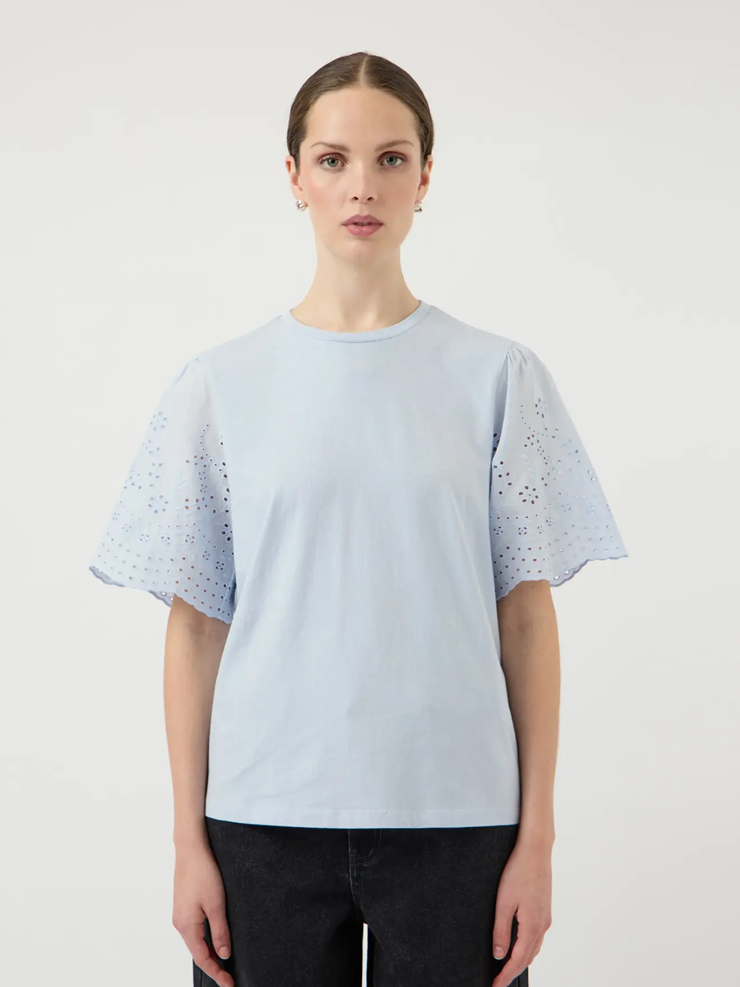 Y.A.S Lex Short Sleeve Top Skyway