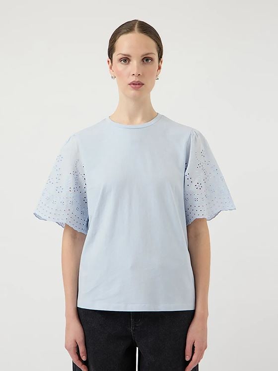 Y.A.S Lex Short Sleeve Top Skyway