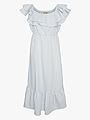 Y.A.S Cala Ankle Dress White / Stripes
