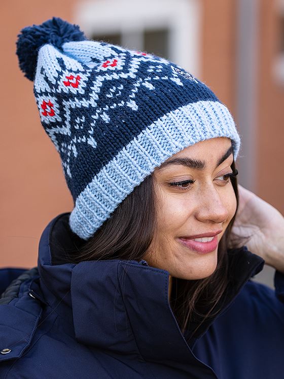 Kari Traa Seim Beanie Naval