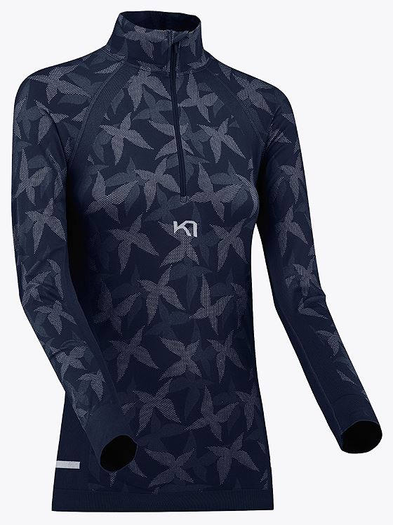 Kari Traa Butterfly Half Zip Marin