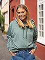 Lee Loose Hoodie Steel Green