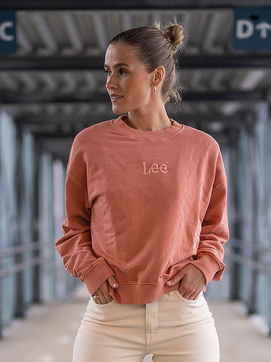 Lee Tie Dye Sweatshirt Rust