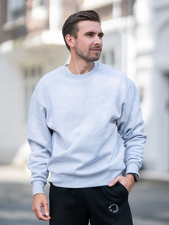 7 DAYS Active Organic Regular Crewneck Heather Grey