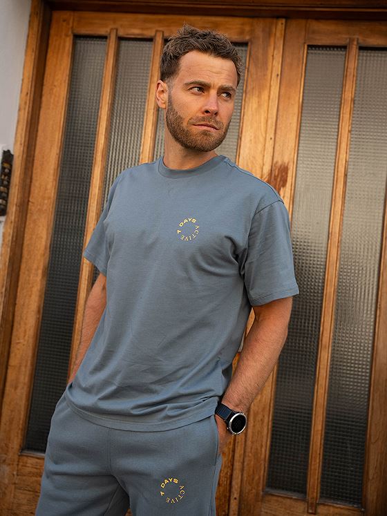 7 DAYS Active Organic Regular Fit Tee Stormy Weather