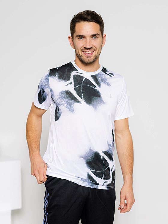 adidas Fast Tee White / Black