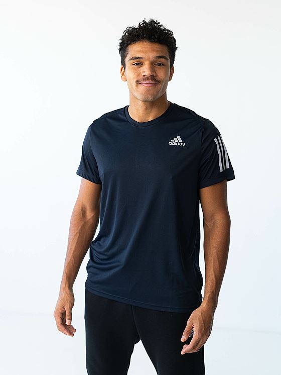 adidas Own The Run Tee Blå