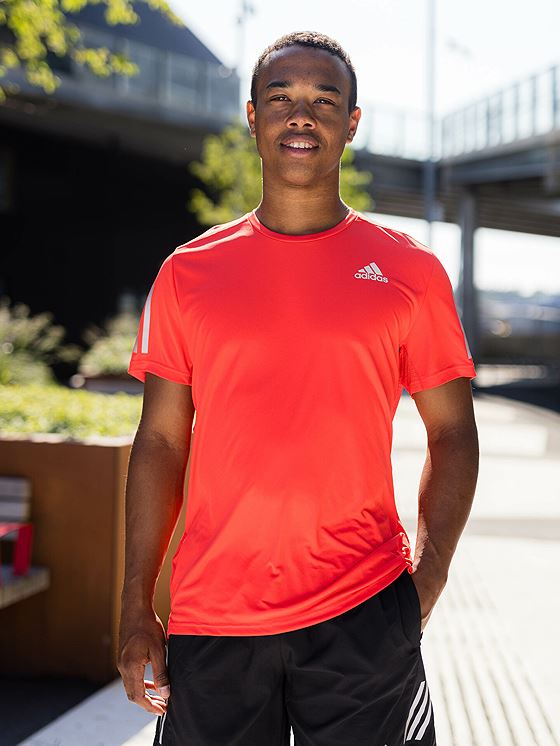 adidas Own The Run Tee Brired/refsil