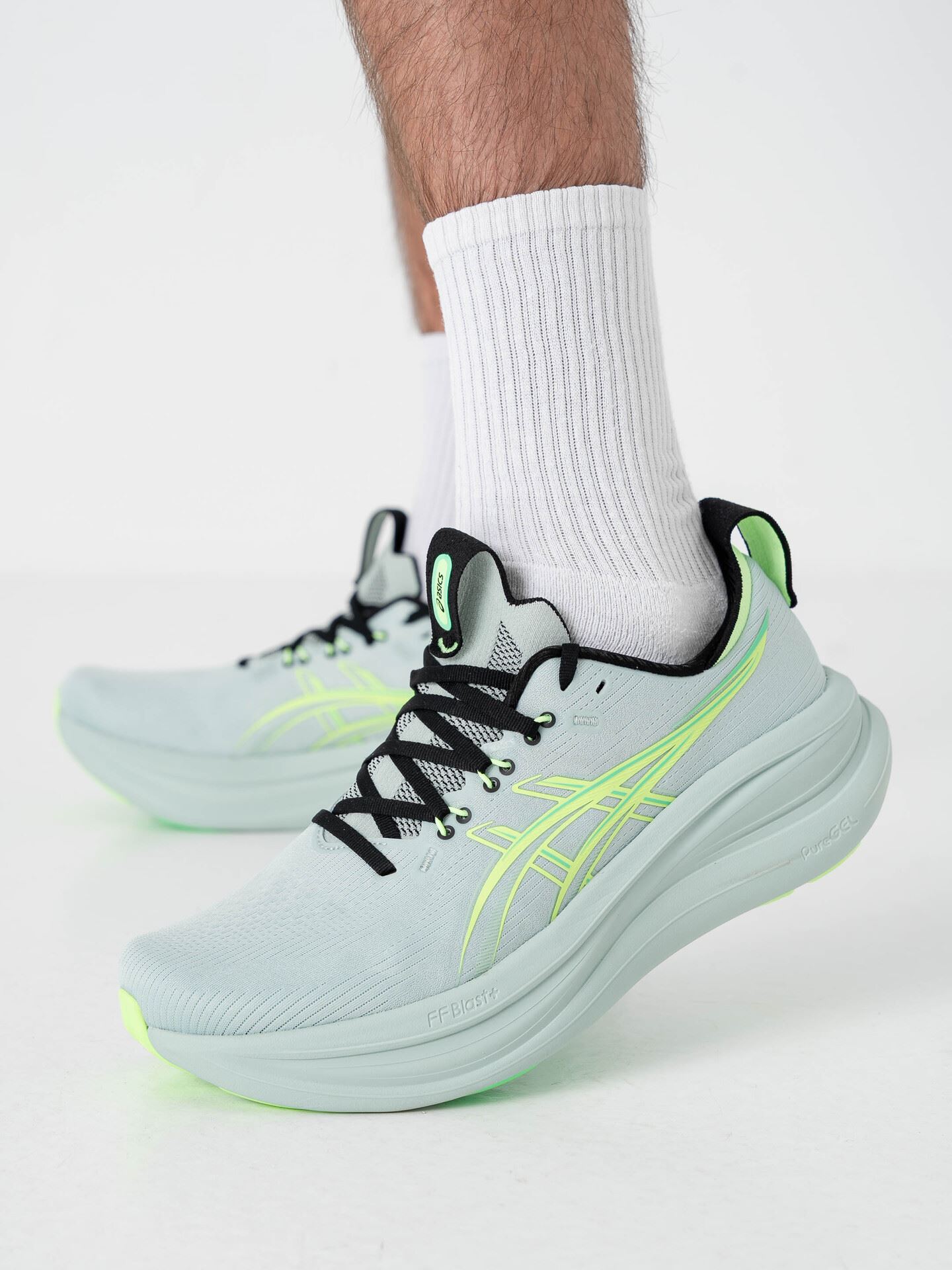 ASICS Gel-Nimbus 28 Cold Moss/Illuminate Green