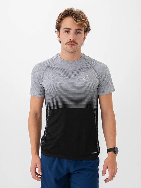 ASICS Seamless Short Sleeve Top Performance Black/Carrier Grey