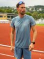 Asics Seamless Short Sleeve Top Azure/Light Steel