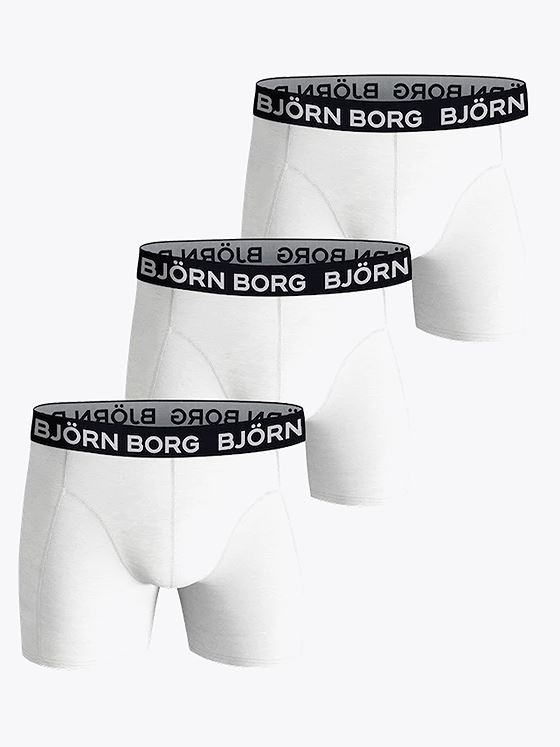 Björn Borg Cotton Stretch Boxer 3p White