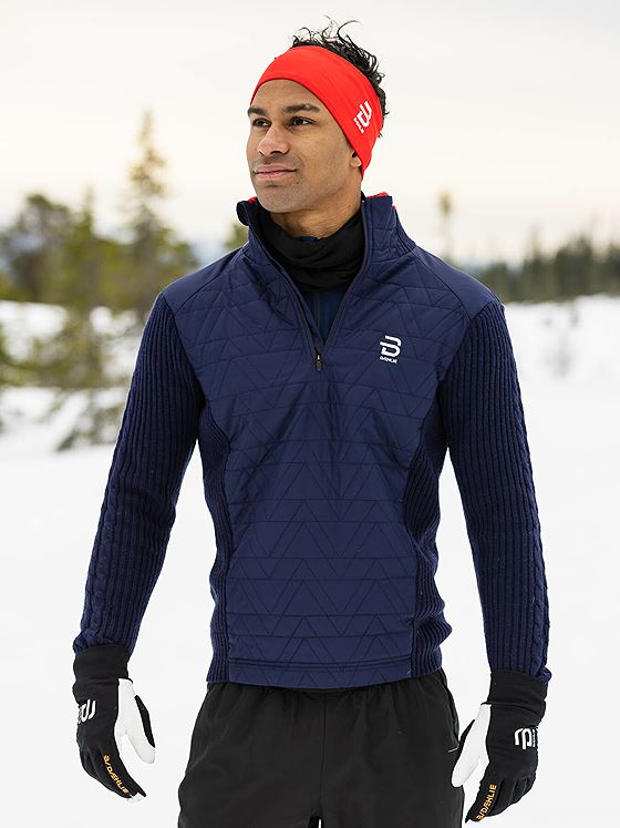 Dæhlie Half Zip Comfy Evening Blue