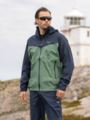 Bergans Skar Light 3-lags Shell Jacket Men Dark Jade Green / Navy Blue