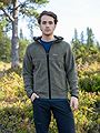 Bergans Vaagaa Merino Terry Midlayer Hoodie Men Green Mud
