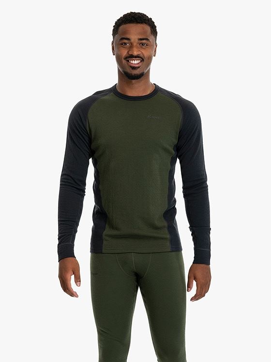 Bergans Inner:Dual Merino Long Sleeve Men Pine Forest