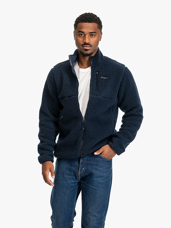 Bergans Lunnan Pile Fleece Jacket Men Navy Blue