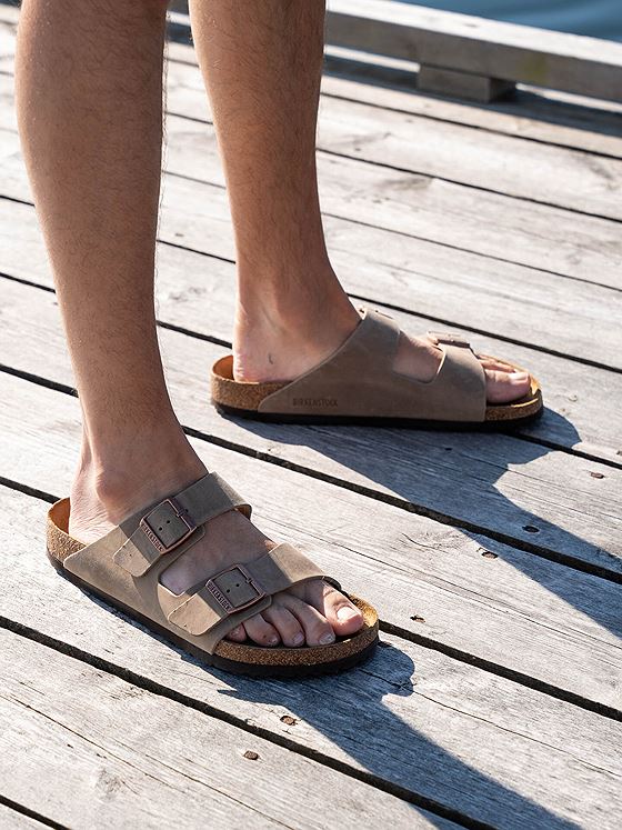 Birkenstock Arizona Soft Foot Bed Oiled Leather Tobacco Brown