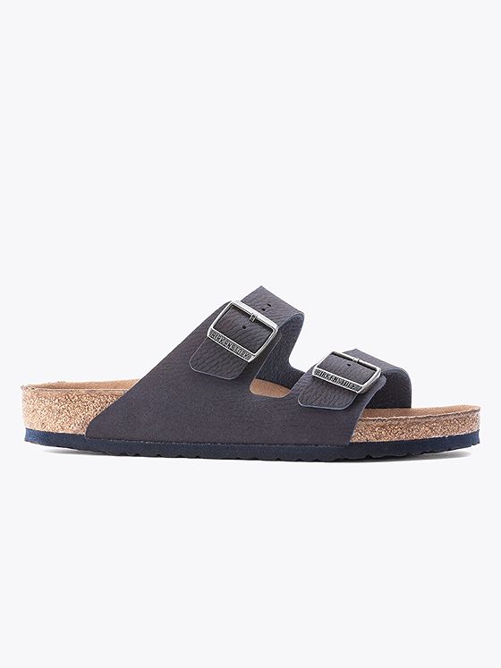 Birkenstock Arizona Vegan Desert Dust Indigo Blue