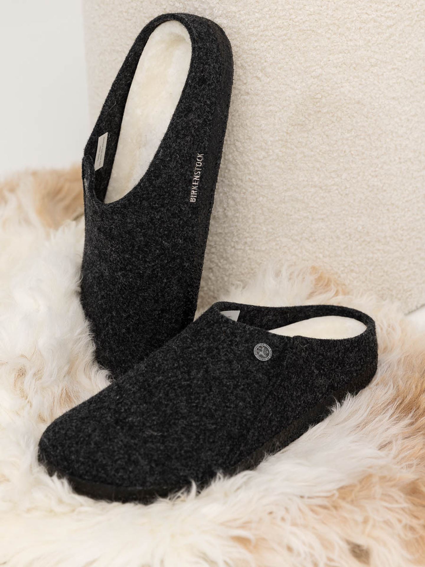 Birkenstock Zermatt Shearling Anthracite