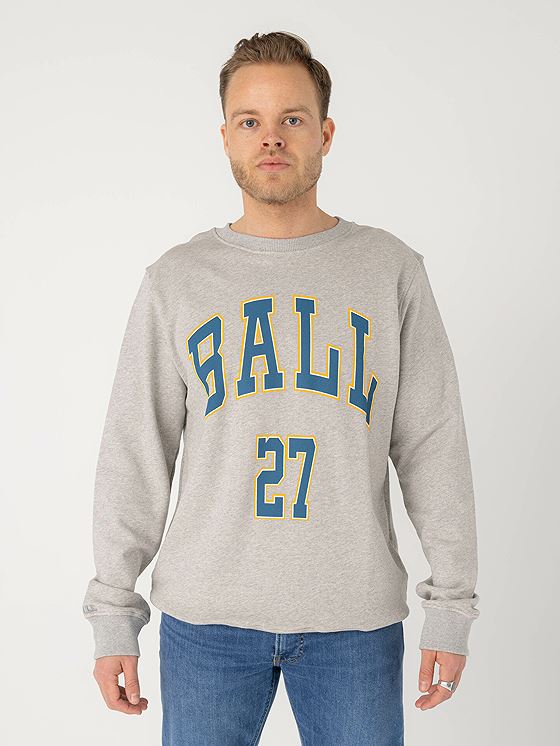 Ball R. Wills Crew Neck Grey Melange