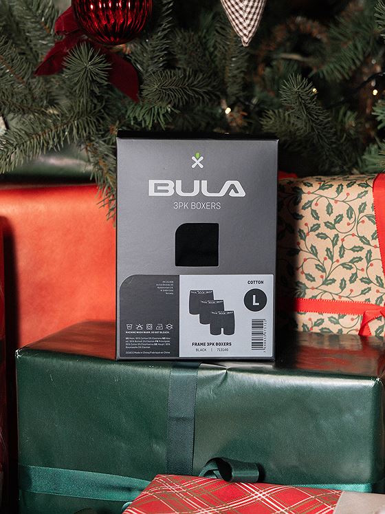 Bula Frame 3-Pack Boxers Black