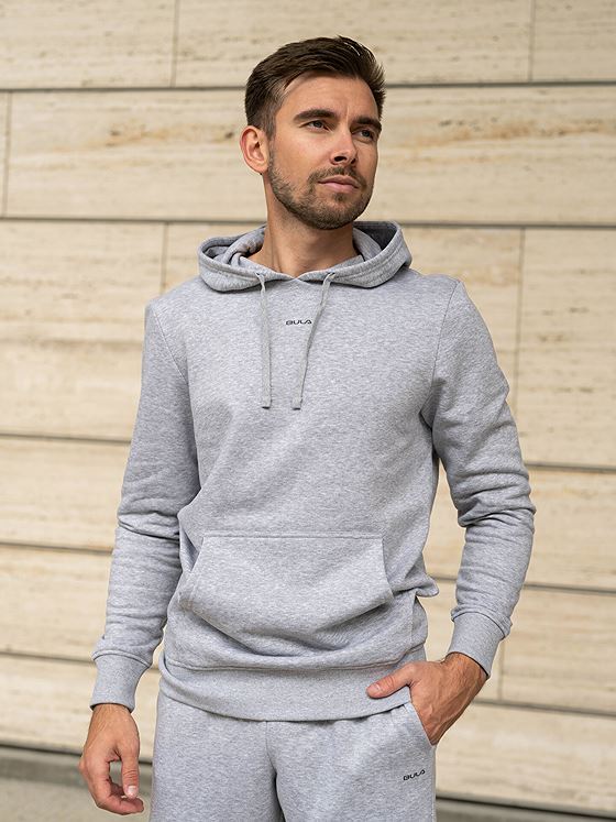 Bula Frame Logo Hoodie Greym