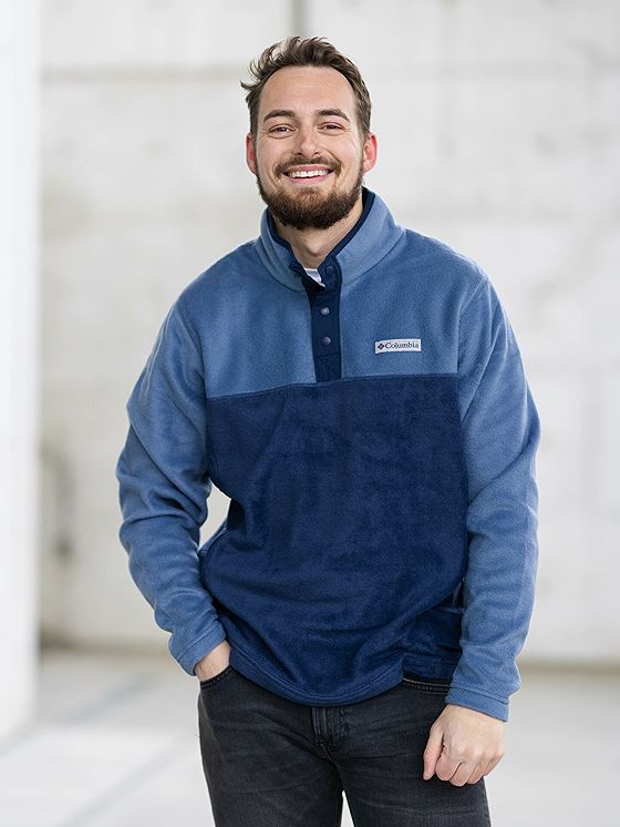 Columbia Steens Mountain Half Snap Collegiate Navy, Dark Mountain